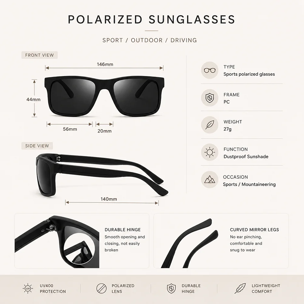 Novos Óculos de Sol Polarizado - Fishing Sunglasses Polarized avaliação e preço